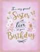 Picture of SPECIAL SISTER WITH LOVE BIRTHDAY CARD